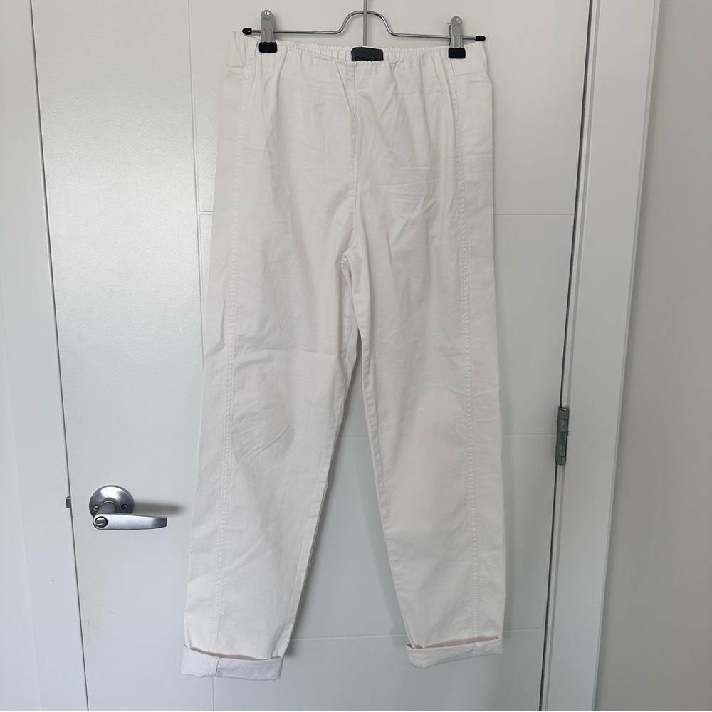 OSKA White Cotton Stretch Pants Size 1 US 6/8 Casual